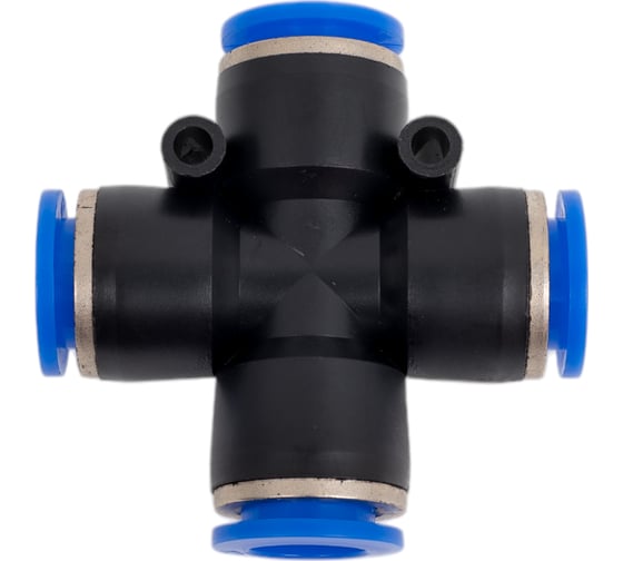 Фитинг крест 12 мм BlackWeld 5805bw