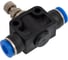 Фитинг с краником прямой 6 мм BlackWeld 6008bw 1
