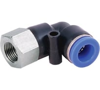 Фитинг цанговый Г-образный внутренняя резьба 1/4" - диаметр 8 мм BlackWeld 5905bw