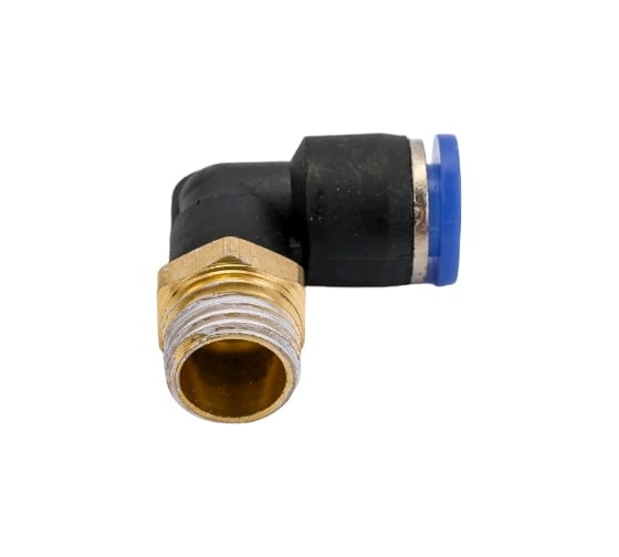 Фитинг Г- образный трубка 8 мм, резьба наружная 1/4 BlackWeld 5902bw 1