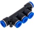 Фитинг SPK-10 пластик 10 мм на пять входов BlackWeld 5403bw 2