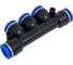 Фитинг SPK-10 пластик 10 мм на пять входов BlackWeld 5403bw 3