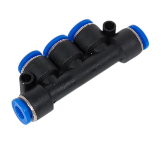 Фитинг SPK-06 пластик 6 мм на пять входов BlackWeld 5401bw