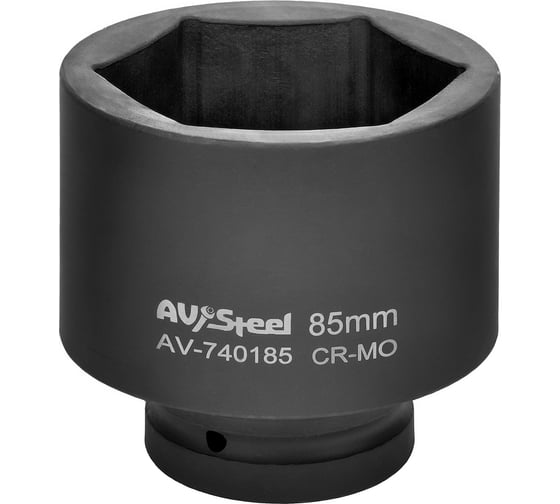 Головка ударная шестигранная удлиненная (85 мм; 1DR) AV Steel AV-740185