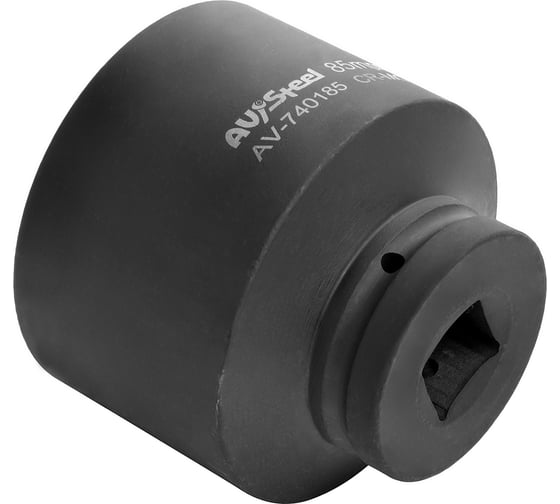 Головка ударная шестигранная удлиненная (85 мм; 1DR) AV Steel AV-740185