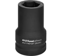 Головка ударная шестигранная удлиненная (27 мм; 1DR) AV Steel AV-740127