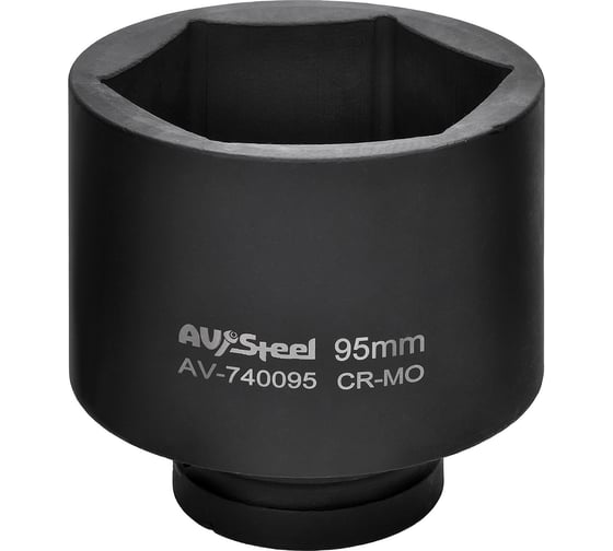 Головка ударная шестигранная (95 мм; 1DR) AV Steel AV-740095 1