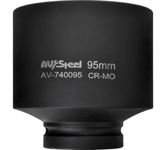 Головка ударная шестигранная (95 мм; 1DR) AV Steel AV-740095