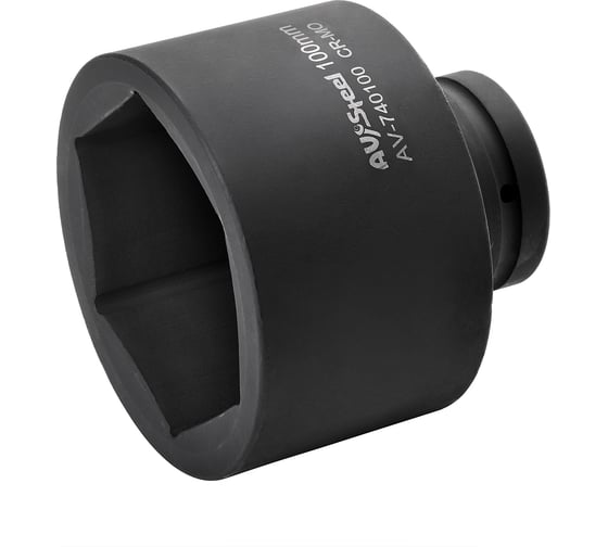 Головка ударная шестигранная (100 мм; 1DR) AV Steel AV-740100