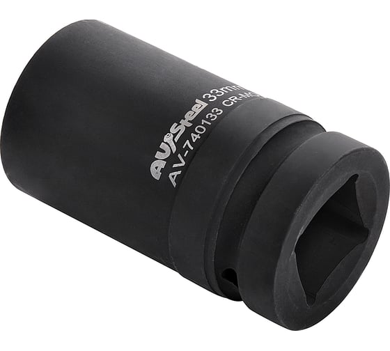 Головка ударная шестигранная удлиненная (33 мм; 1DR) AV Steel AV-740133
