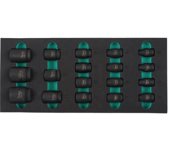 Набор ударных головок К7715-1 (1/2"; 10-32 мм) Kamasa Tools K 26055