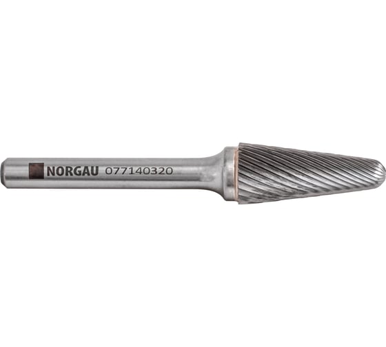 Борфреза твердосплавная NORGAU форма L (12x28 мм; хвостовик 6 мм) 077140320