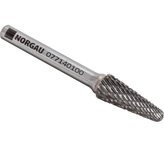 Борфреза твердосплавная NORGAU форма L (10x25 мм; хвостовик 6 мм) 077140100