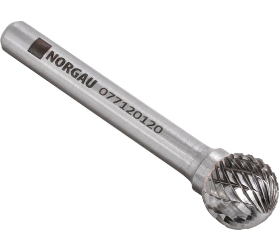 Борфреза твердосплавная NORGAU форма D (12x10,8 мм; хвостовик 6 мм) 077120120