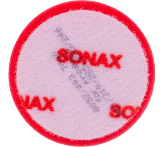 Круг полировочный красный твердый (6 шт; 80 мм) SONAX ProfiLine 493700