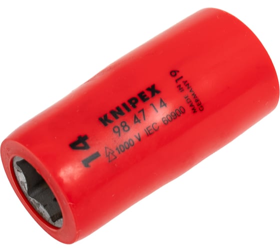 Головка торцевая для винтов с шестигранной головкой 14 мм, 1/2"DR, 1000 V Knipex KN-984714 1