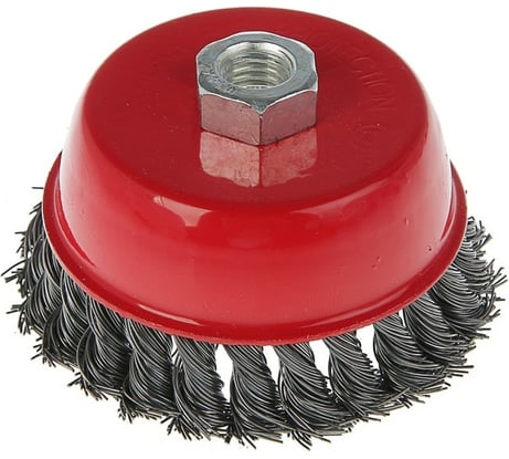 Щетка чашка металлическая крученая проволока (100 мм; М14) для УШМ LOM 2767952