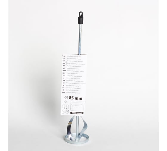 Миксер малярно-штукатурный средний (85х400 мм) HARDY 0860-920085