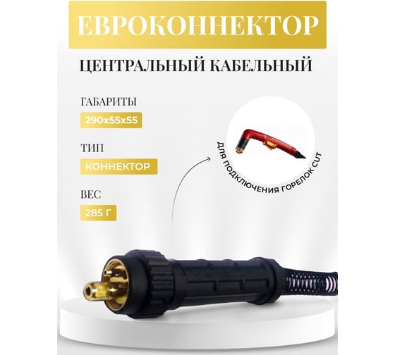 Евро коннектор MIG ATLASWELD Atlcek