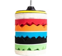 Круги полировальные поролоновые для авто и фар, 100 мм, 10 предметов Vitatools PL-100-10sht