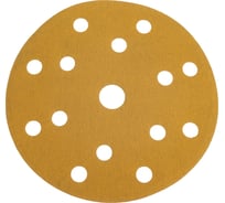 Шлифовальные круги на липучке 150 мм, Р240, 15 отверстий, 100 штук Vitatools G-150-P240-15-100