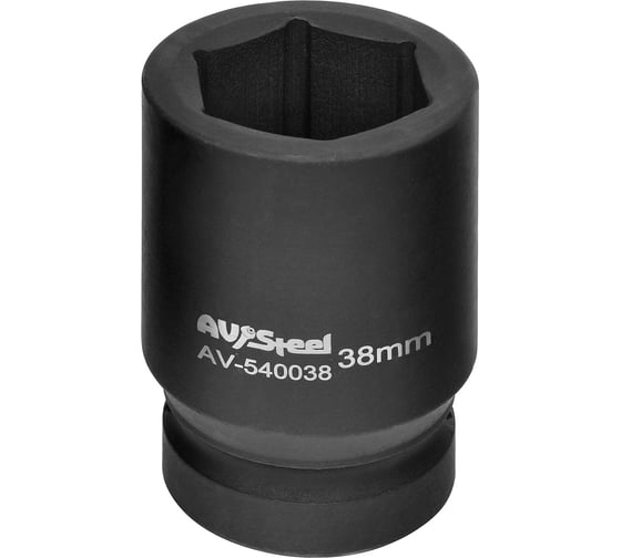 Головка шестигранная (38 мм; 1DR) AV Steel AV-540038