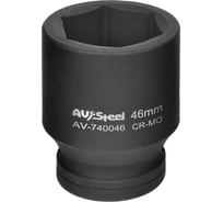 Головка ударная шестигранная (46 мм; 1DR) AV Steel AV-740046