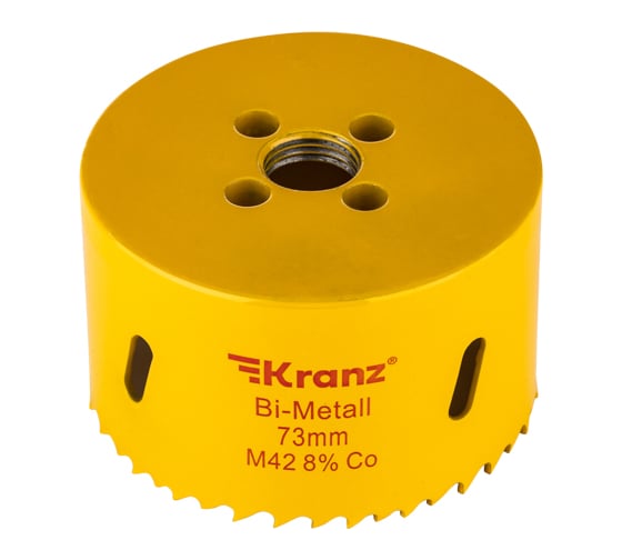 Коронка Bimetal 73 мм KRANZ KR-92-0261
