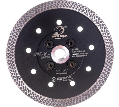 Диск алмазный турбо по граниту MIG-FL (125 мм; М14) TECH-NICK 105001008