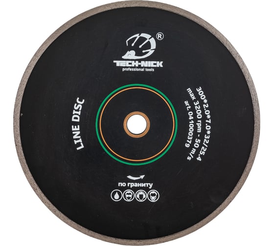 Диск алмазный сплошной по граниту LINE DISC (300х32/25.4 мм) TECH-NICK 041000379 1