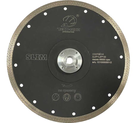Диск алмазный турбо по граниту SLIM (230 мм; М14) TECH-NICK 121.000.6612