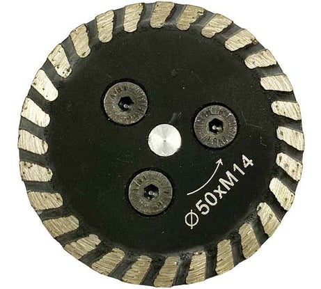 Диск алмазный турбо по граниту Diam-S (50 мм; М14) TECH-NICK 025.000.5475