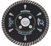 Диск алмазный турбо по граниту Worker (115 мм; М14) TECH-NICK 041001271