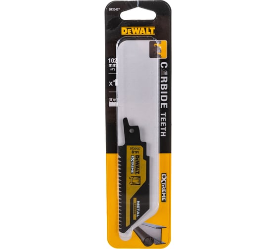 Полотно с карбидными зубьями Metal 102 мм DEWALT DT20437-QZ