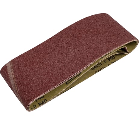 Лента шлифовальная (3 шт; 100х610 мм; Р40) РОССНА Р860872