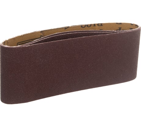 Лента шлифовальная (3 шт; 75х457 мм; Р100) РОССНА Р860861