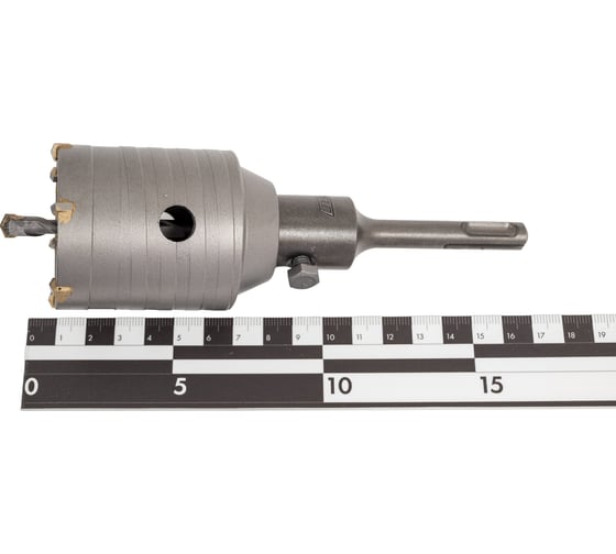 Коронка буровая 55 мм, SDS plus, в сборе ВАРЯГ 013545
