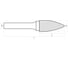 Бор-фреза твердосплавная DG 10/6 DC DeBever DBG10020061C/1 4