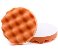 Полировальный круг ПК-49 с липучкой, 150 мм, рельефный поролон, средняя жесткость ВАРЯГ 01477