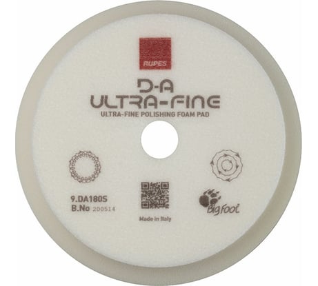 Полировальник белый ультратонкий (150-180 мм) RUPES 9.DA180S/48 9.DA180S