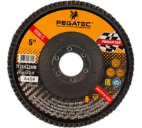 Круг лепестковый торцевой (125x22 мм; P40) Pegatec PSRFD125BCA-40