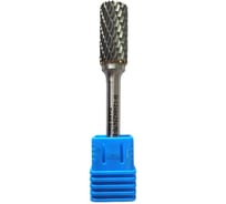 Борфреза цилиндрическая с торцевыми зубьями форма DAKSTOOLS B-12мм, DC-двойная насечка B1262570DC