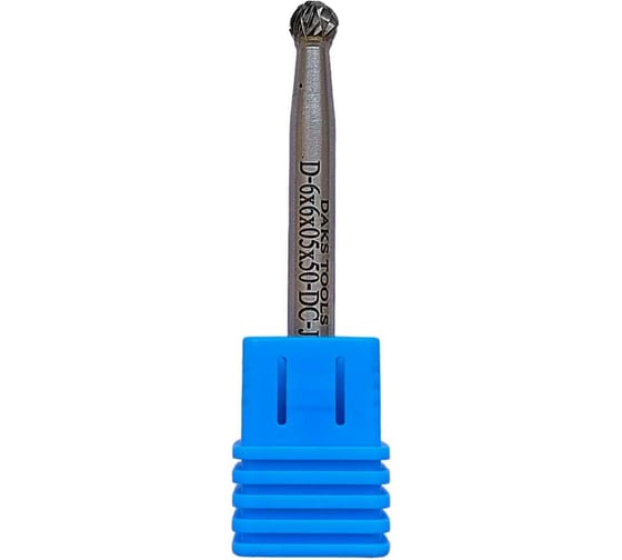 Борфреза сферическая форма DAKSTOOLS D-6 мм, DC-двойная насечка D660550DC
