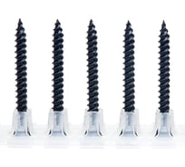 Саморезы в ленте черные 3.5x35 мм, глк/профиль PAULT P-SMP35-35-black