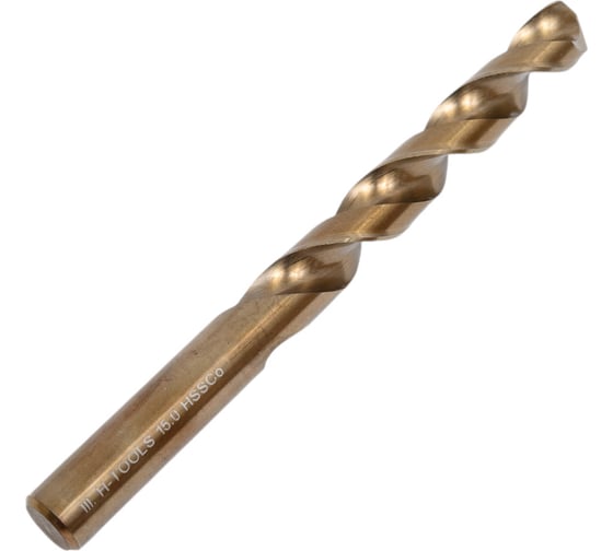 Сверло по металлу 15.0x169/114 мм, DIN338, h8, HSSE-Co5 Pro H-Tools 215150HT