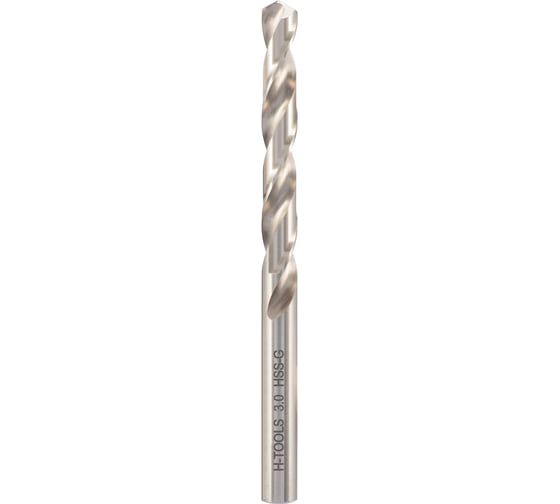 Сверло по металлу 3.0x61/33 мм, DIN338, h8, HSS-G Pro H-Tools 214030HT 1