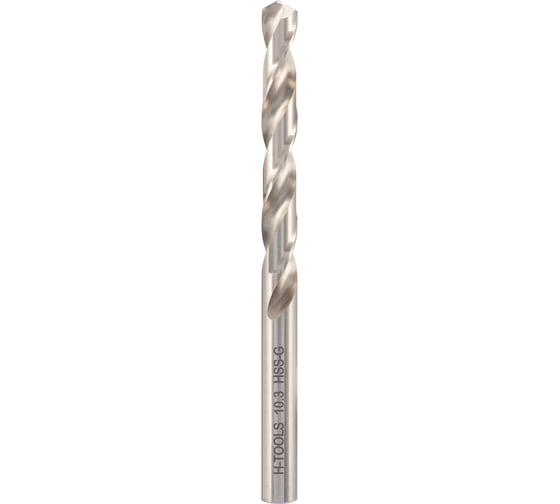 Сверло по металлу 10.3x133/87 мм, DIN338, h8, HSS-G Pro H-Tools 214103HT