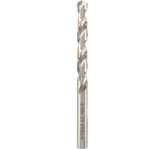 Сверло по металлу 6.2x101/63 мм, DIN338, h8, HSS-G Pro H-Tools 214062HT