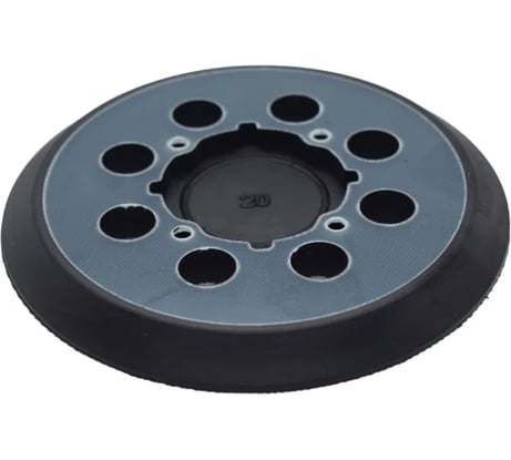 Шлифовальная опора 125 мм, средняя жесткость, длинный крючок, 8 отв. Speed Phantom DD0077