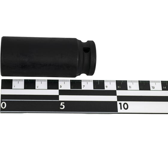 Головка торцевая 6-гранная ударная 24 мм, 1/2", удлиненная L=80 мм ROCKFORCE RF-4458524(8027)